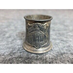 Marysville KY Courthouse Rockford Quadruple Plate Souvenir Cup Toothpick Hold